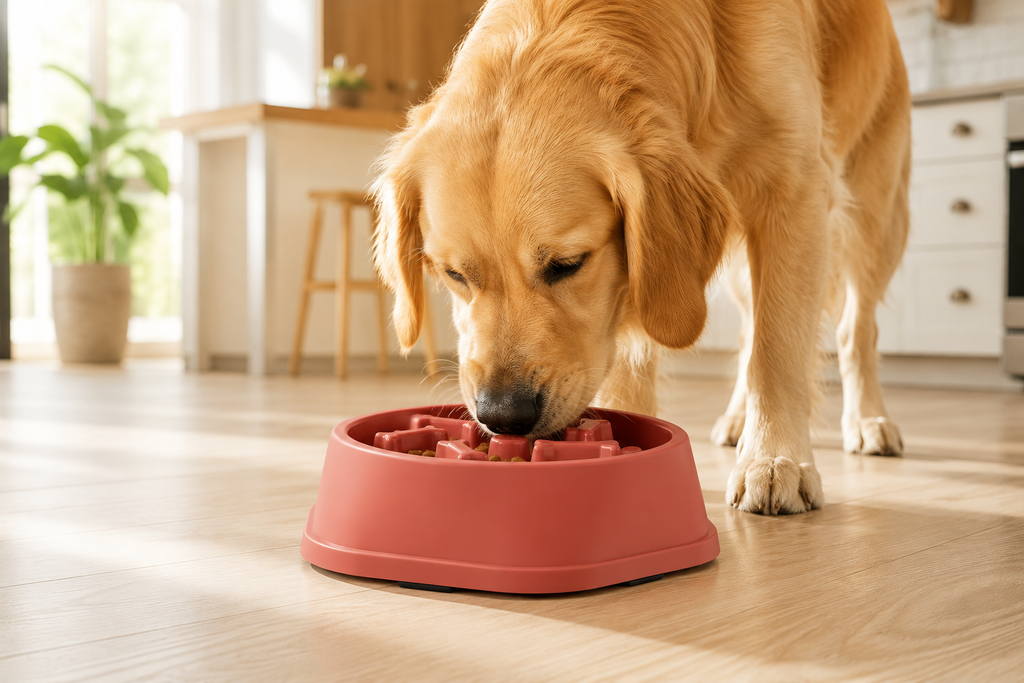 Pet Katze Hund Slow-Futter-Napf Fett Hilfe Gesund Rund Anti-Schling Verdickt Und Rutschfest Mehrere Farben Formen